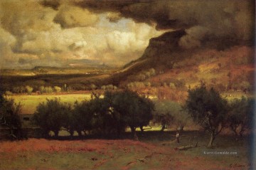  1878 - Der kommende Sturm 1878 Landschaft Tonalist George Inness